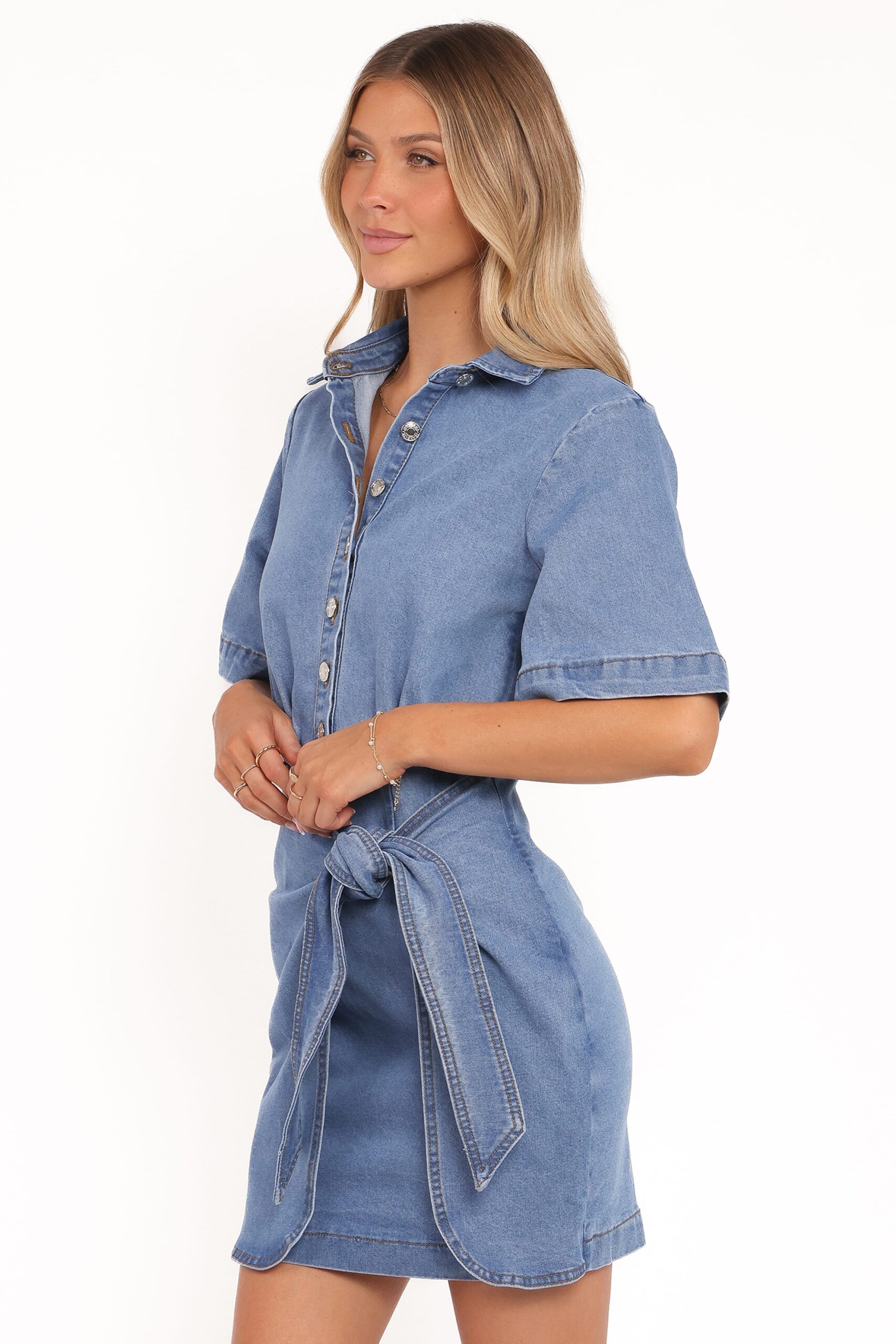 leyton mini dress denim chambray leyton mini dress denim chambray