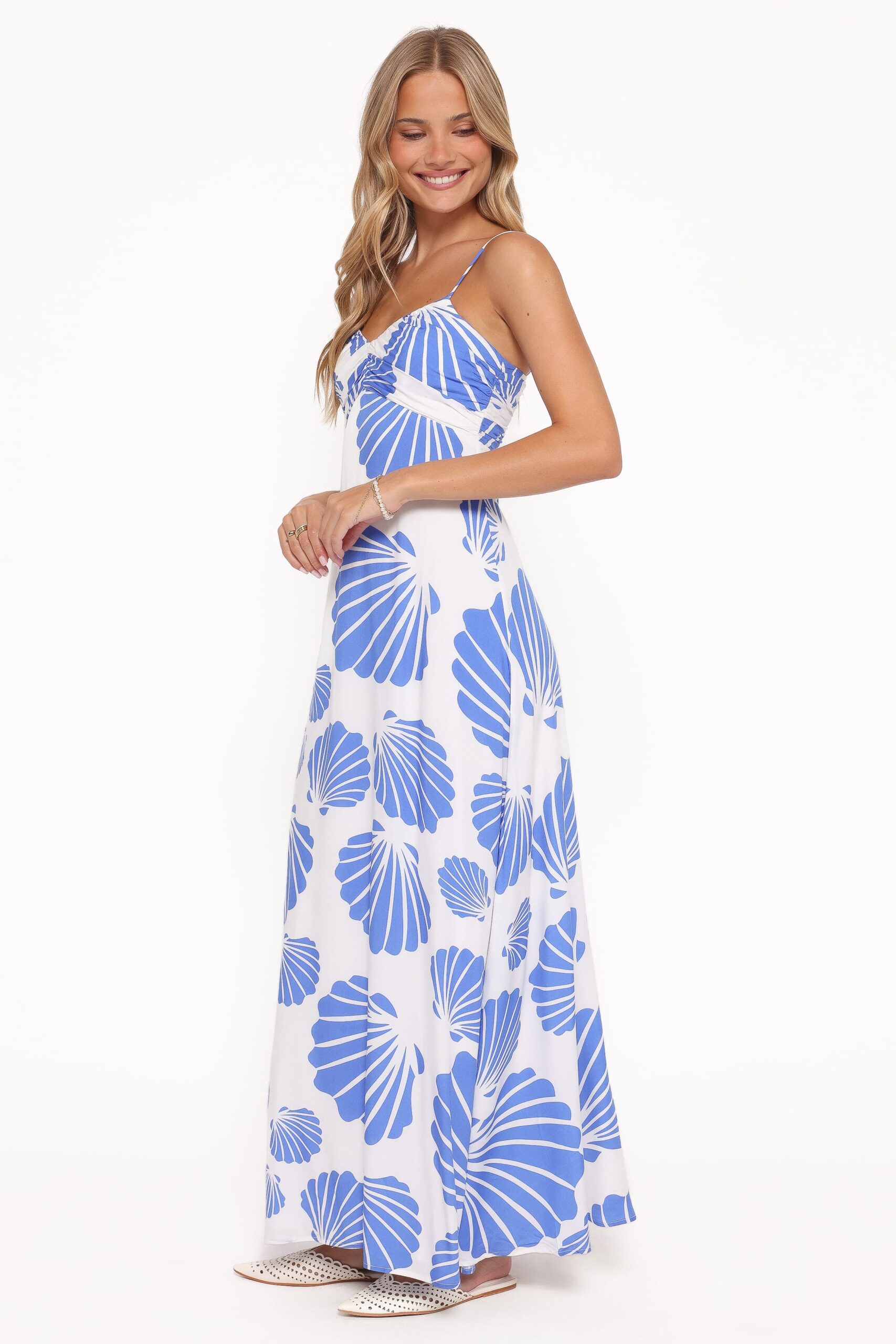 tyla maxi dress blue shell tyla maxi dress blue shell