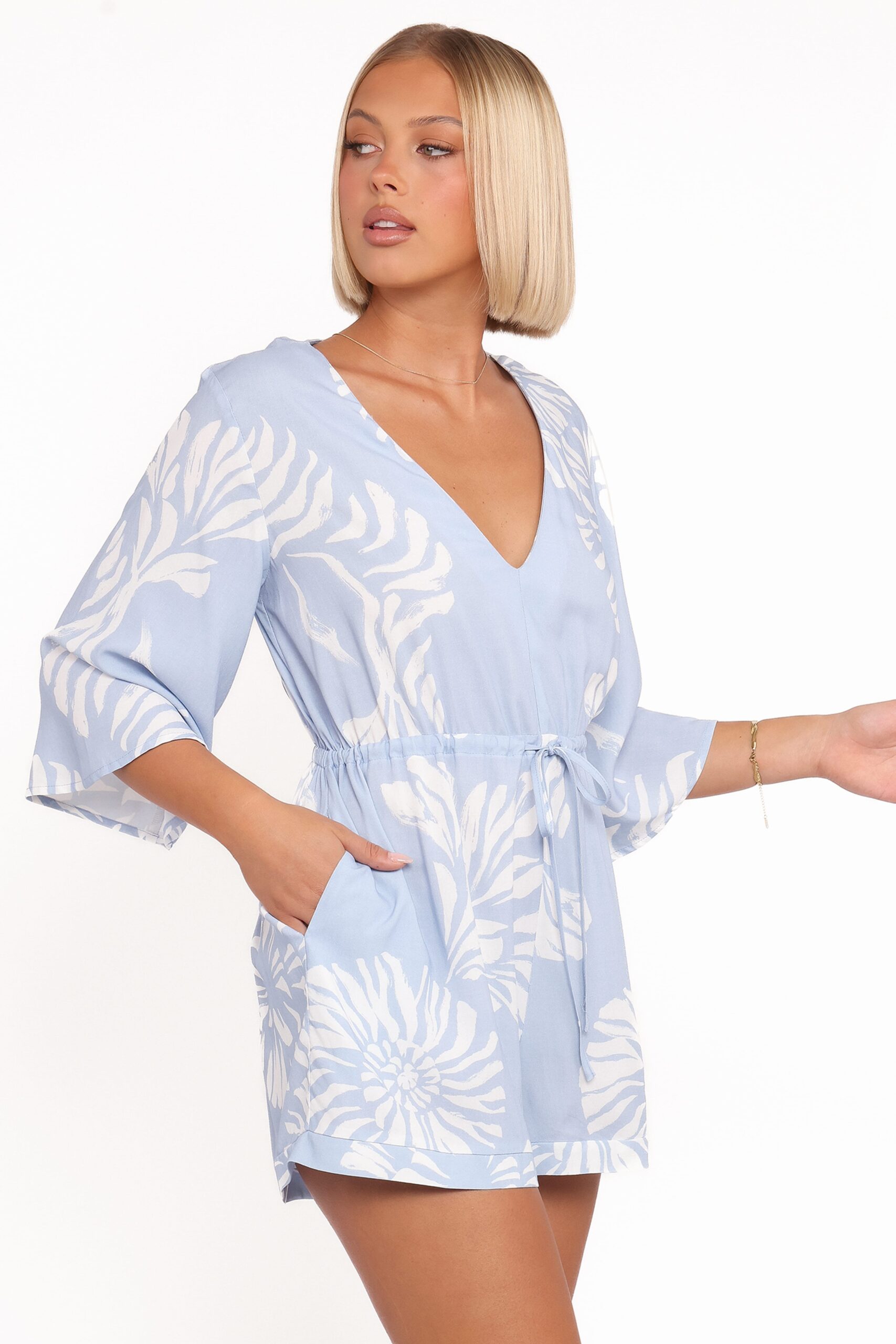 tiff romper shell print tiff romper shell print