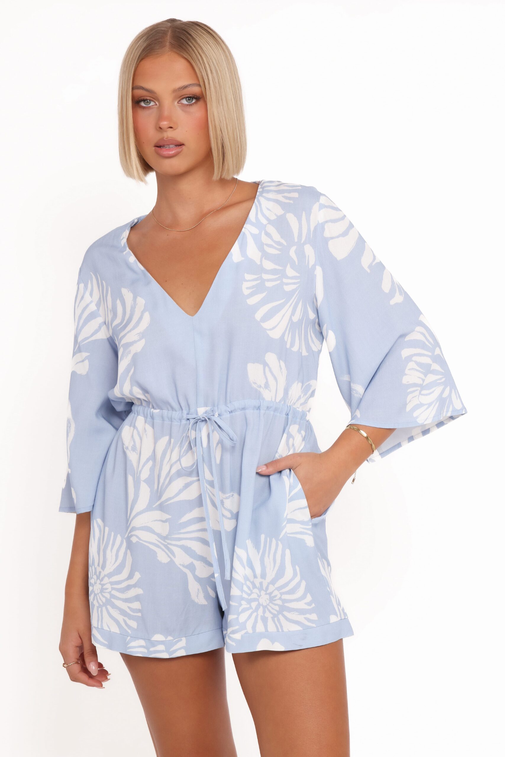 tiff romper shell print tiff romper shell print