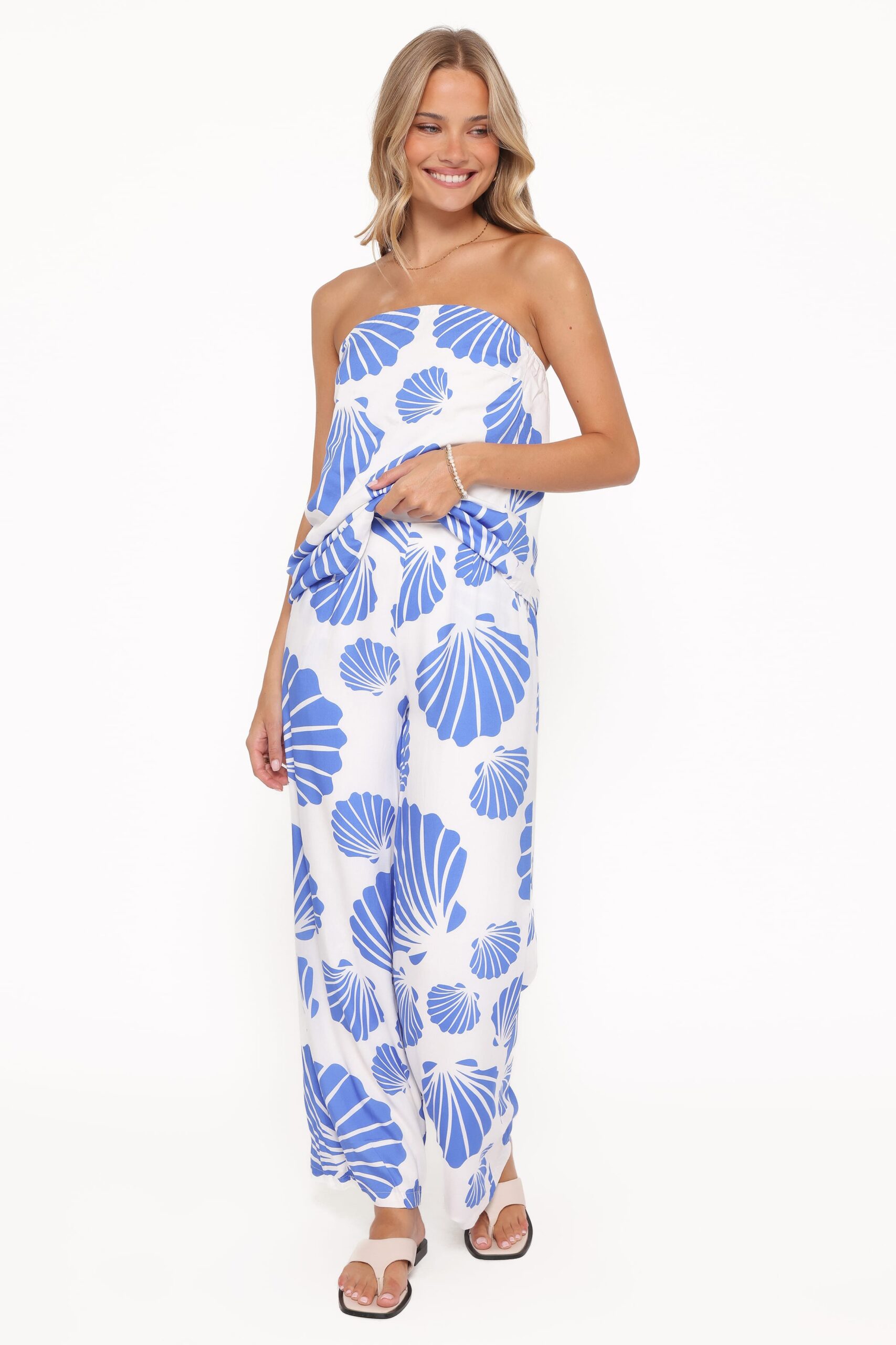 kristy pant set blue shell kristy pant set blue shell